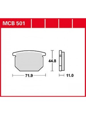 STABDŽIŲ TRINKELĖS TRW MCB501