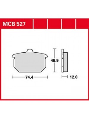 STABDŽIŲ TRINKELĖS TRW MCB527