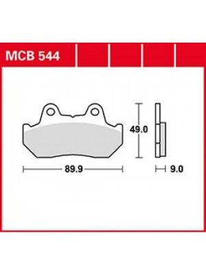 STABDŽIŲ TRINKELĖS TRW MCB544