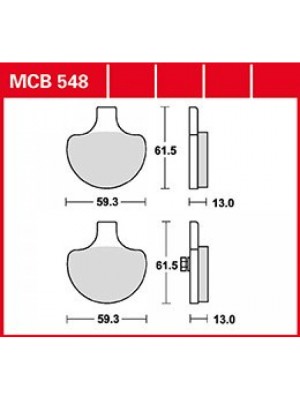 STABDŽIŲ TRINKELĖS TRW MCB548