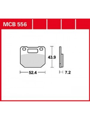 STABDŽIŲ TRINKELĖS TRW MCB556