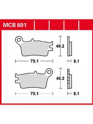STABDŽIŲ TRINKELĖS TRW MCB601
