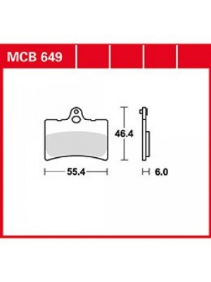 STABDŽIŲ TRINKELĖS TRW MCB649