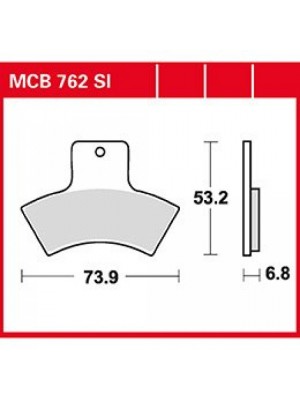 STABDŽIŲ TRINKELĖS TRW MCB762SI