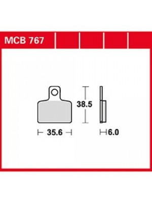 STABDŽIŲ TRINKELĖS TRW MCB767