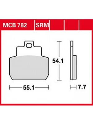 STABDŽIŲ TRINKELĖS TRW MCB782