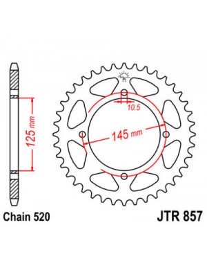 GALINĖ ŽVAIGŽDĖ JT JTR857,42