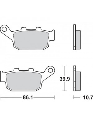 STABDŽIŲ KALADĖLĖS BREMBO 07029XS