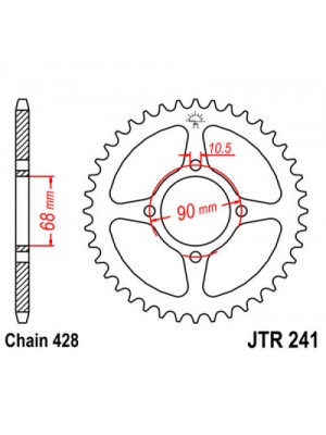 GALINĖ ŽVAIGŽDĖ JT JTR241,53