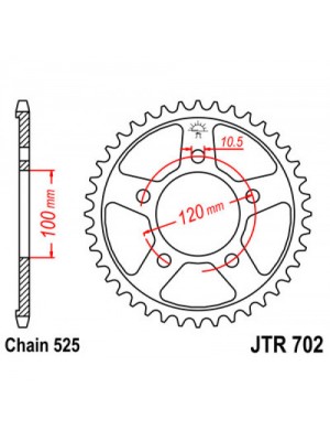 GALINĖ ŽVAIGŽDĖ JT JTR702,42