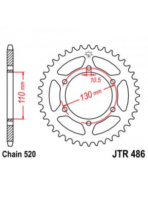 GALINĖ ŽVAIGŽDĖ JT JTR486,45