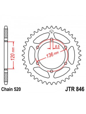 GALINĖ ŽVAIGŽDĖ JT JTR846,39