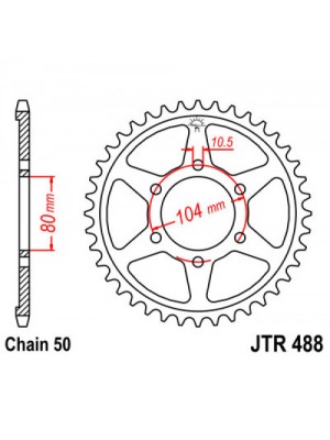 GALINĖ ŽVAIGŽDĖ JT JTR488,45