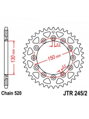 GALINĖ ŽVAIGŽDĖ JT JTR245/2,40