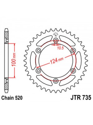 GALINĖ ŽVAIGŽDĖ JT JTR735,45