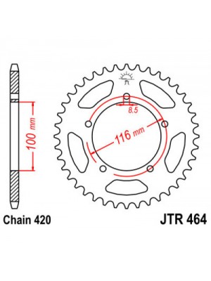 GALINĖ ŽVAIGŽDĖ JT JTR464,44