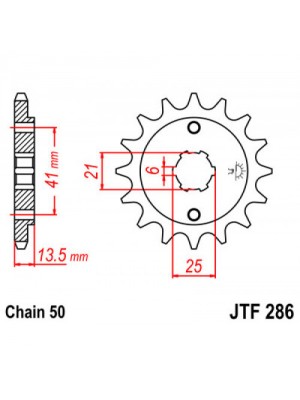 PRIEKINĖ ŽVAIGŽDĖ JT JTF286,15