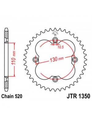 GALINĖ ŽVAIGŽDĖ JT JTR1350,38