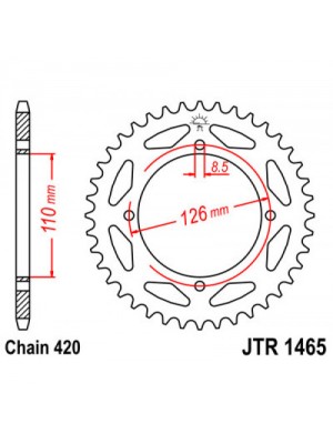 GALINĖ ŽVAIGŽDĖ JT JTR1465,47