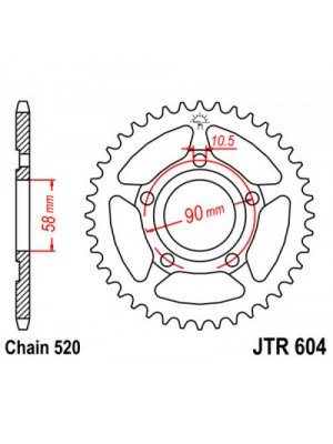 GALINĖ ŽVAIGŽDĖ JT JTR604,35