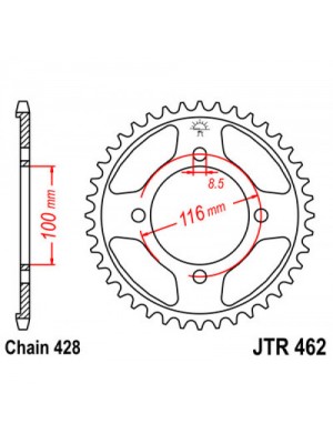 GALINĖ ŽVAIGŽDĖ JT JTR462,50