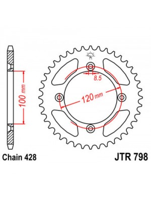 GALINĖ ŽVAIGŽDĖ JT JTR798,47