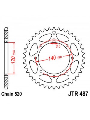 GALINĖ ŽVAIGŽDĖ JT JTR487,42