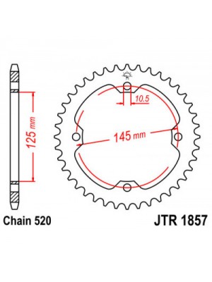 GALINĖ ŽVAIGŽDĖ JT JTR1857,45