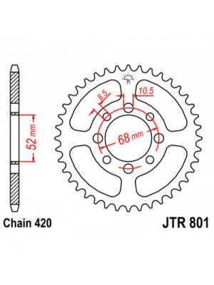 GALINĖ ŽVAIGŽDĖ JT JTR801,45