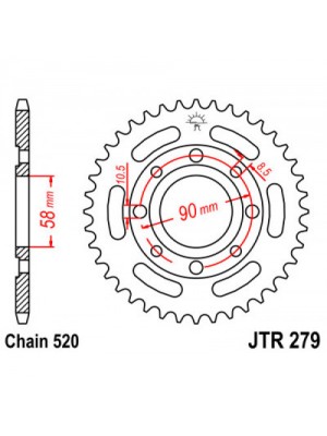 GALINĖ ŽVAIGŽDĖ JT JTR279,39