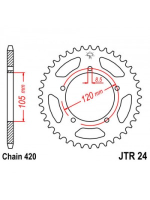 GALINĖ ŽVAIGŽDĖ JT JTR24,51