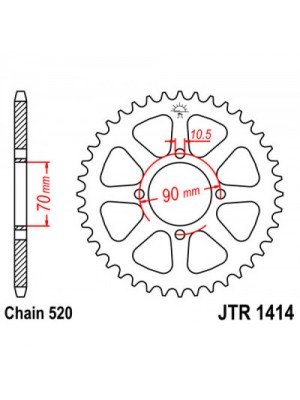 GALINĖ ŽVAIGŽDĖ JT JTR1414,41