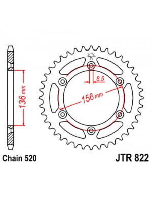 GALINĖ ŽVAIGŽDĖ JT JTR822,41