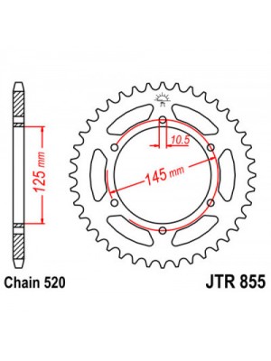 GALINĖ ŽVAIGŽDĖ JT JTR855,45