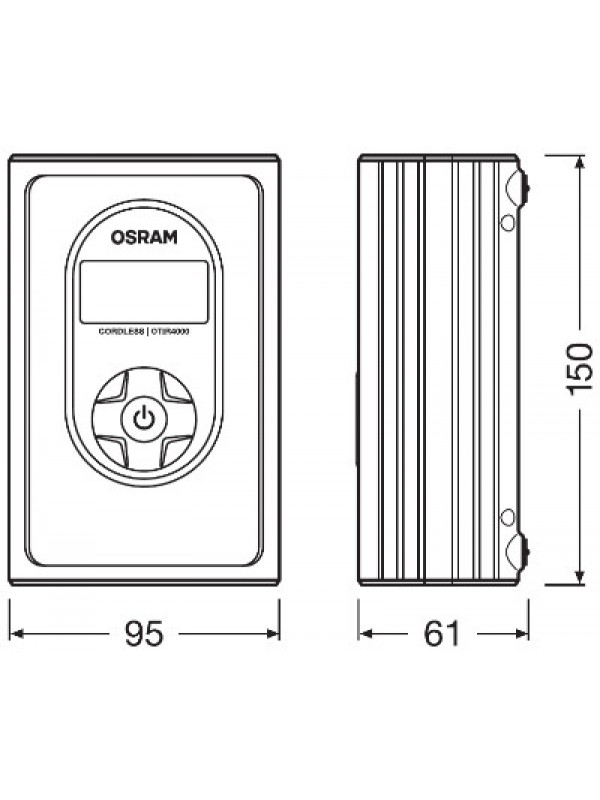  OSRAM KOMPRESORIUS 12V ĮKRAUNAMAS 12V