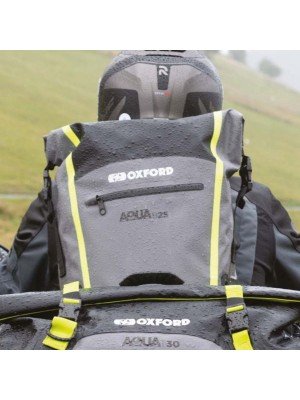 KUPRINĖ OXFORD AQUA B-25 BACKPACK BLACK/GREY/FLUO