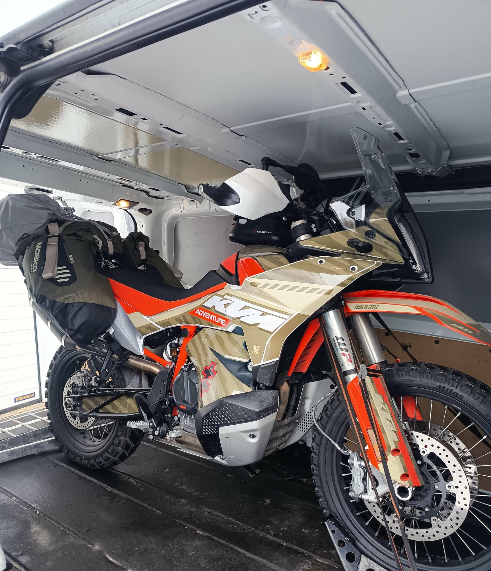 motociklų pervežimas, motospinta